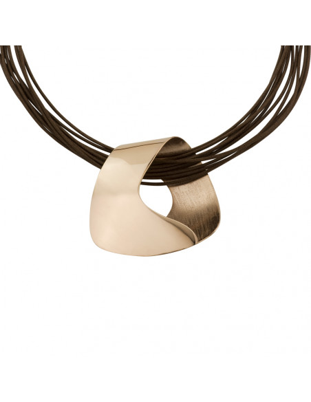 Colgante K0063P/OR plata recubierto oro 18kt coleccion boomerang