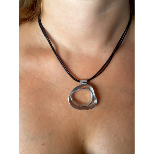 Colgante K00573P/GO mate brillo plata...