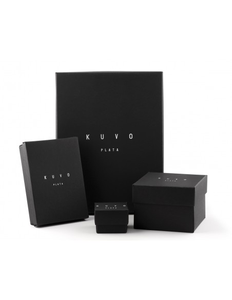 Pendientes malaquita plata recubierto oro 18 kt TN512EM