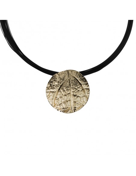 Colgante plata recubierto oro 18kt K0088P