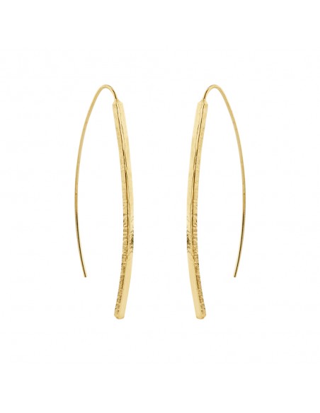 Pendientes de plata recubierto de oro 18k K00582E