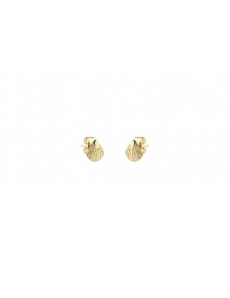 Pendientes de plata recubiertos de oro de 18k K00578E