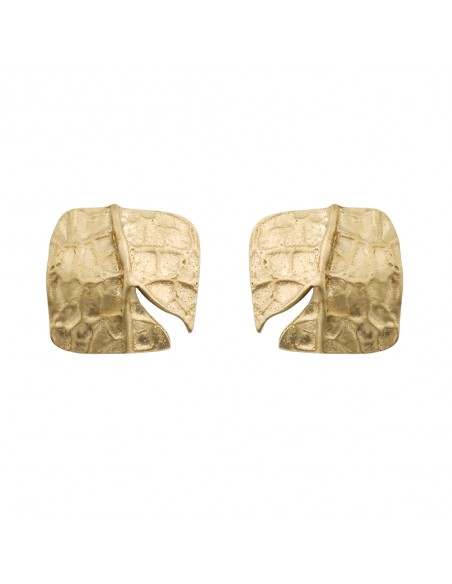 Pendientes de plata recubiertos de oro de 18k TN288CH