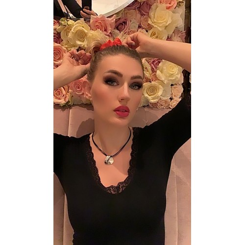 Colgante de plata rodiado coleccion Boomerang...