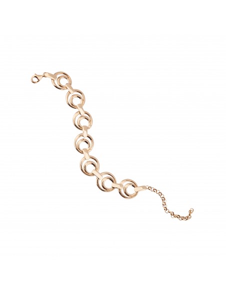 Pulsera de plata recubierto de oro rosa de 18k K00530B/OR