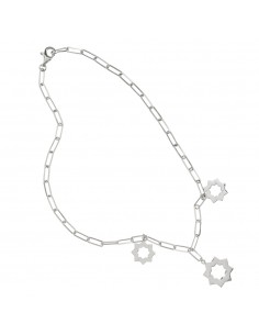 Collar de plata estrella mudejar K00658N 2