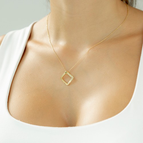 Colgante plata topacio azul natural K00699P