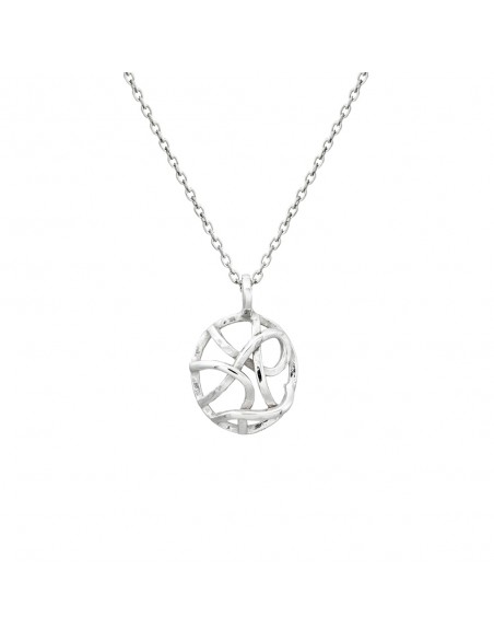 Colgante varios hilos de plata K00703P