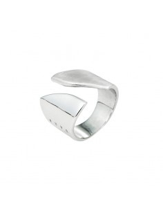 Anillo plata rodiado