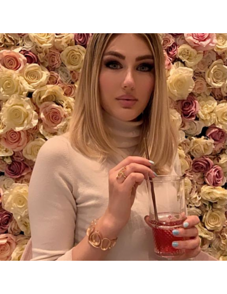 Anillo plata K00423R/OR recubierto oro rosa 18 kt coleccion ondas