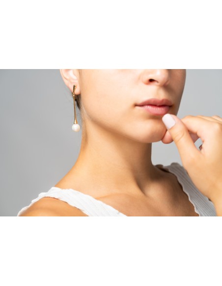 Pendientes de perla K001121E