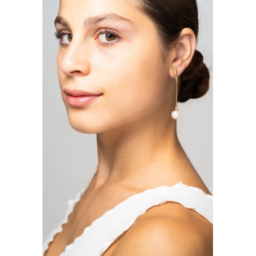 Pendientes de perla K001121E