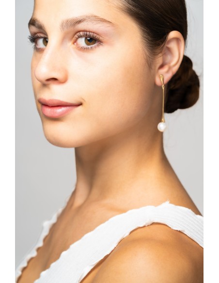 Pendientes de perla K001121E