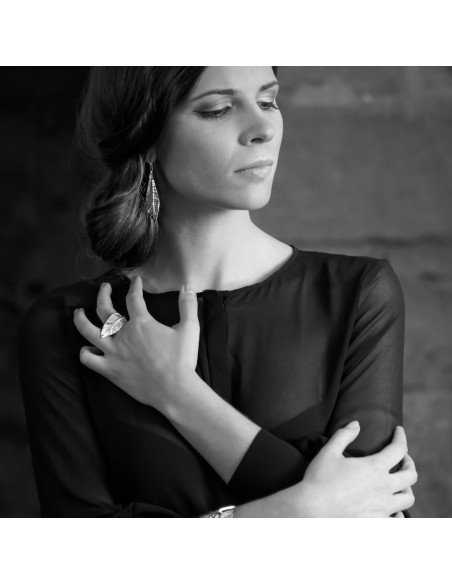 Anillo plata tn279 Coleccion Patios de Córdoba