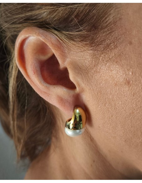 Pendientes gota perla K001229E