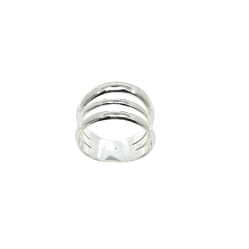 Anillo de plata ondas K001281R