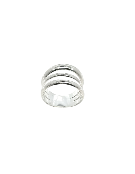 Anillo de plata ondas K001281R